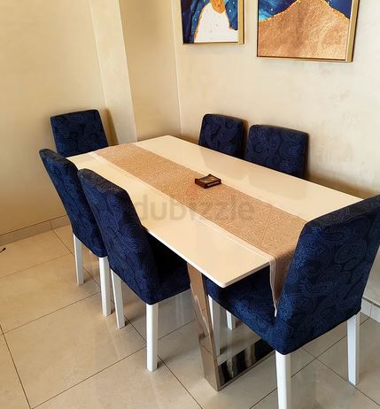 Elegant Dining Table Set with Stylish Chairs